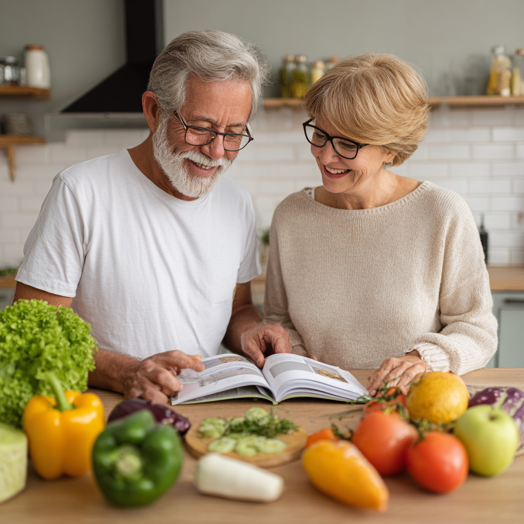 happy 53 years old family planning healthy meals together with nutrition guide